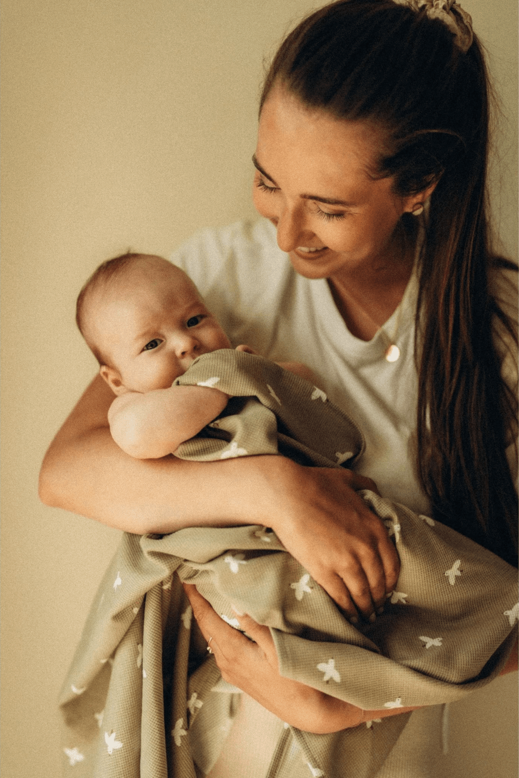 TISU waffle blanket, Matcha - TISU Baby