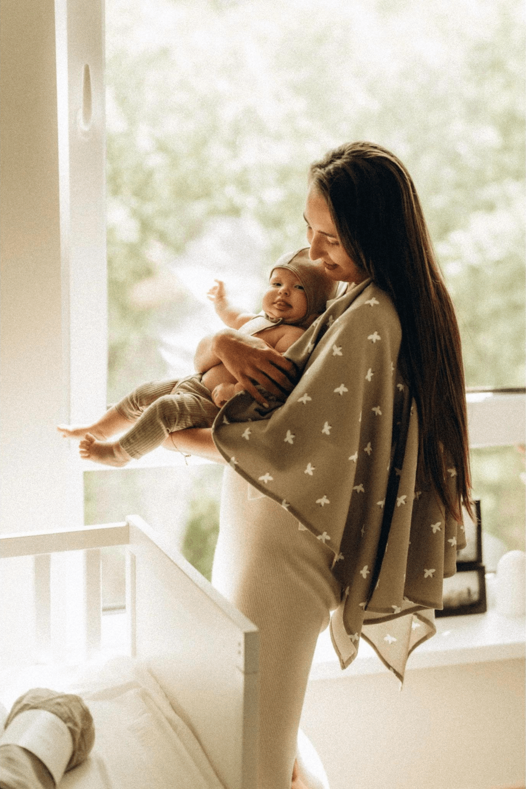 TISU waffle blanket, Matcha - TISU Baby