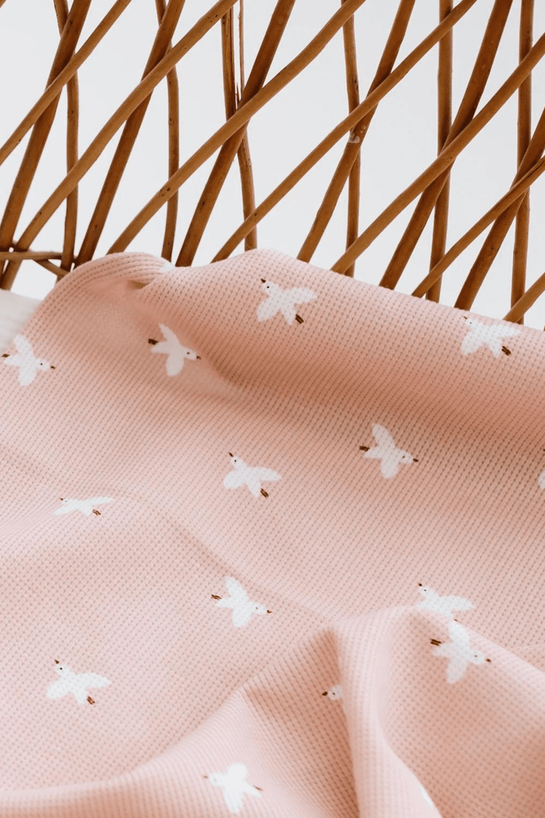 TISU waffle blanket, Rose - TISU Baby
