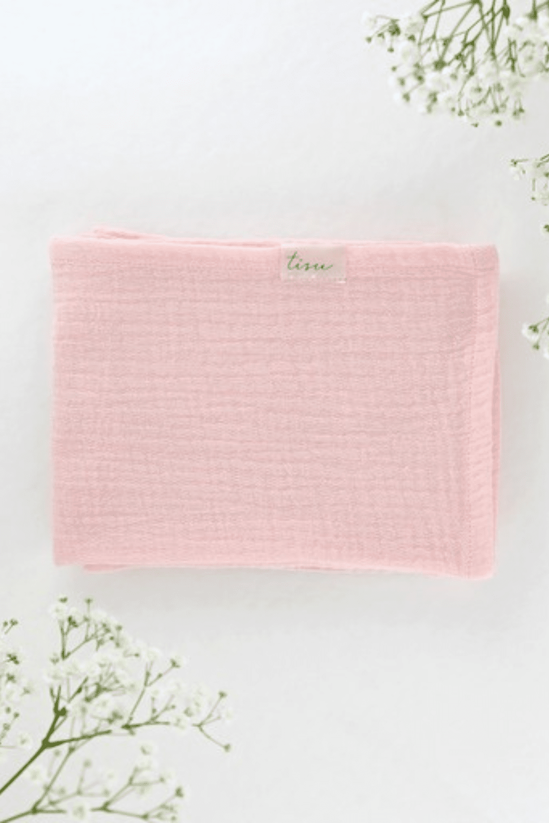 TISU muslin, Baby Pink - TISU Baby
