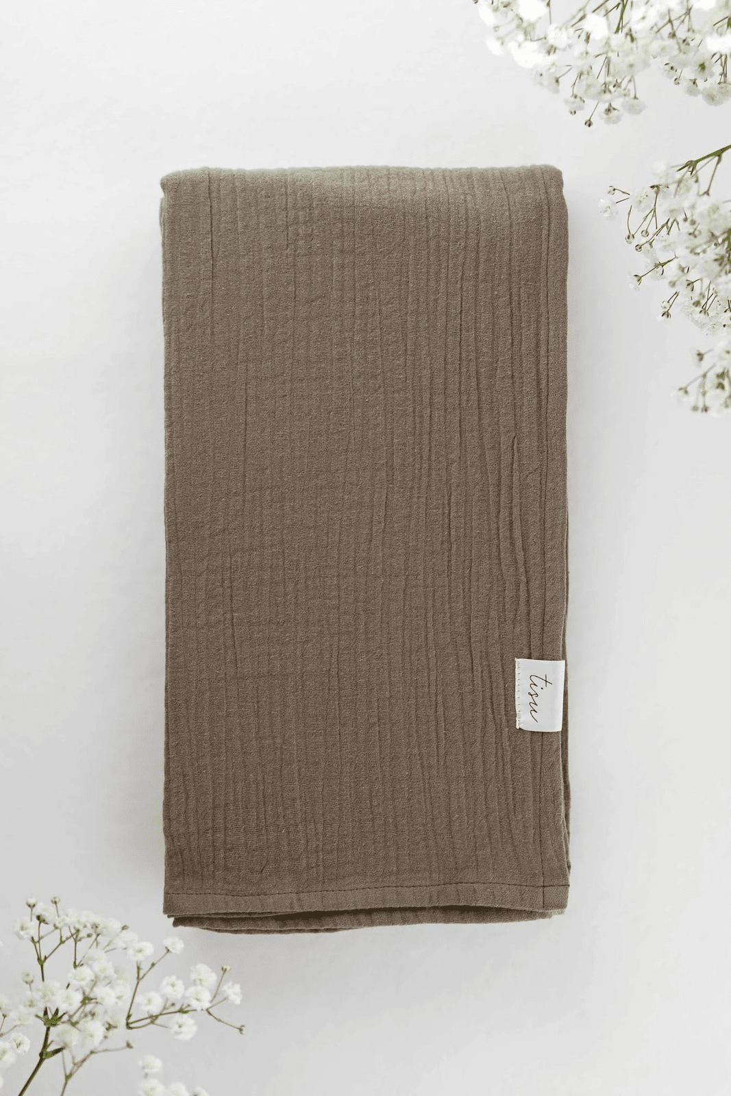 TISU muslin swaddle, Mocca