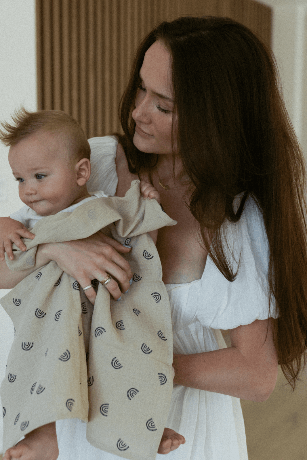 TISU muslin, Beige Rainbow - TISU Baby