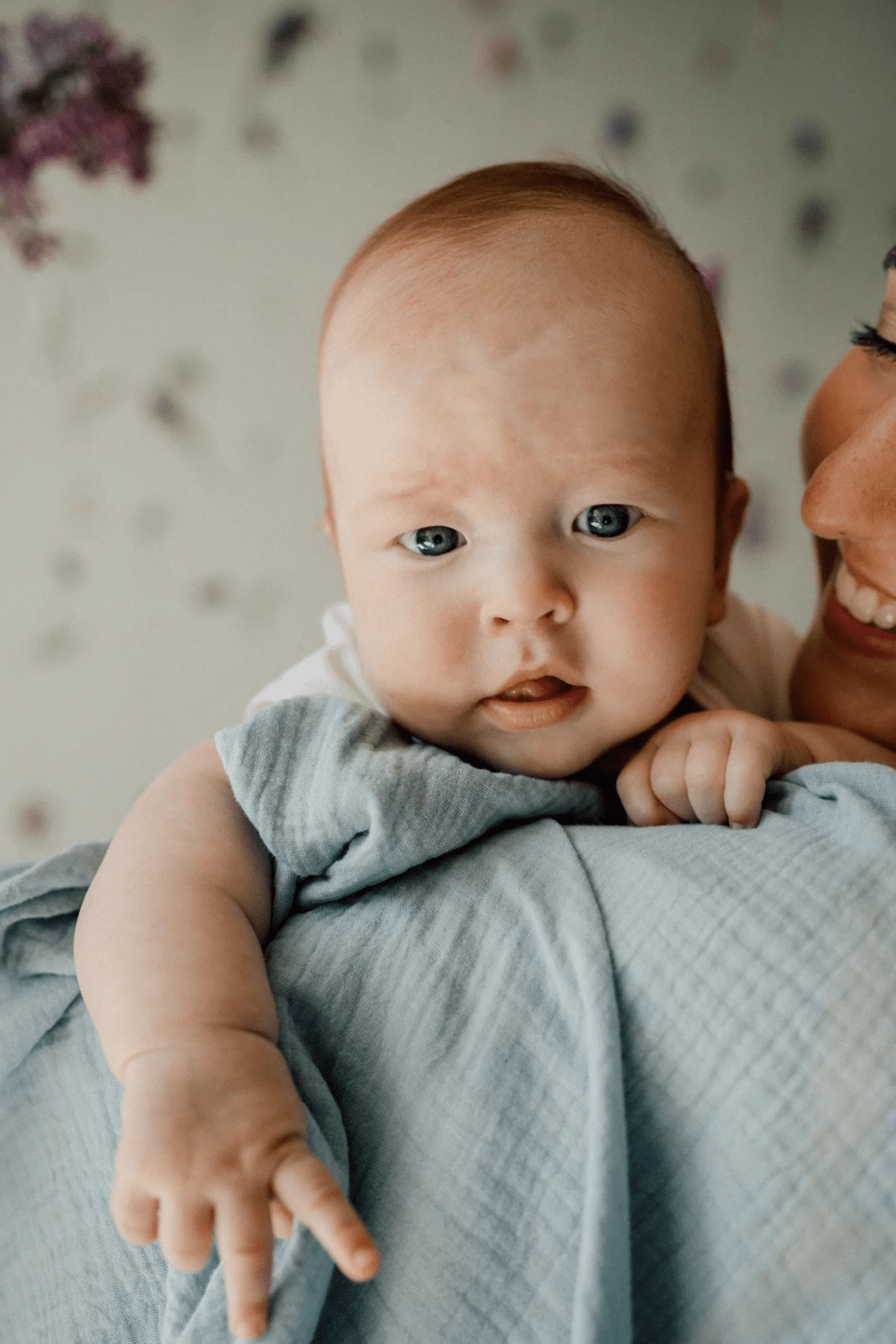 TISU muslin, Baby Blue