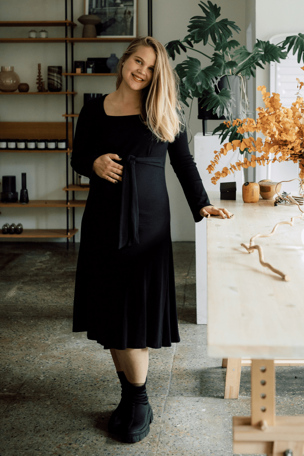 TISU maternity dress, Black
