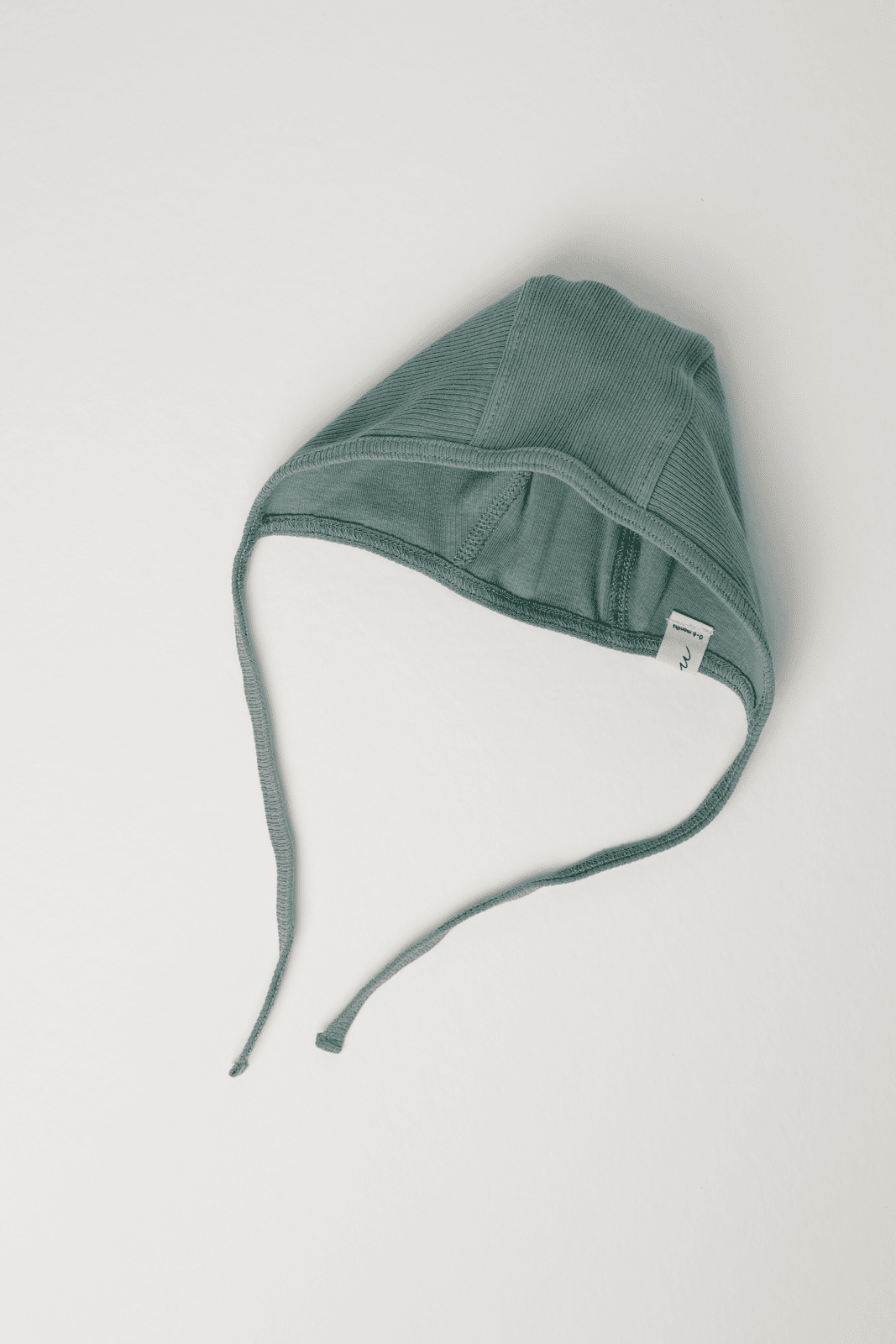 TISU ribbed baby bonnet, Thyme - TISU Baby