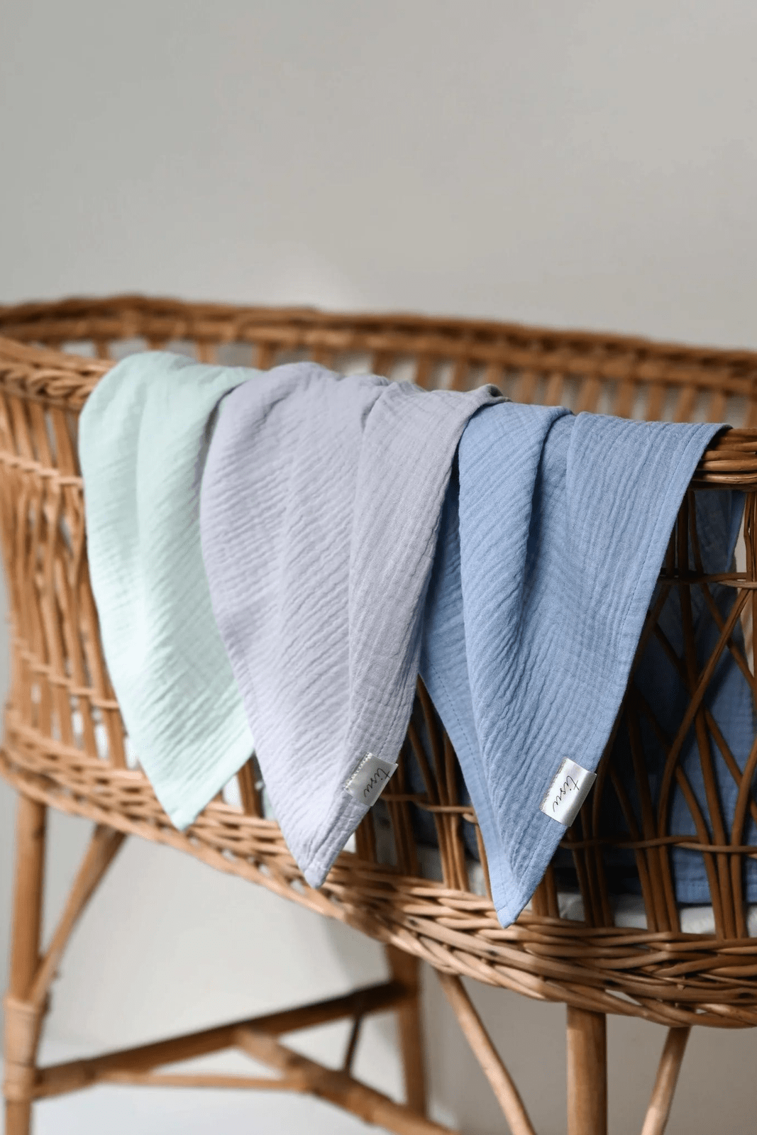 TISU muslin, Silver Grey