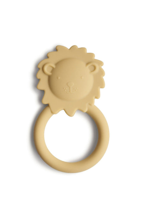 Teether Lion, Soft Yellow