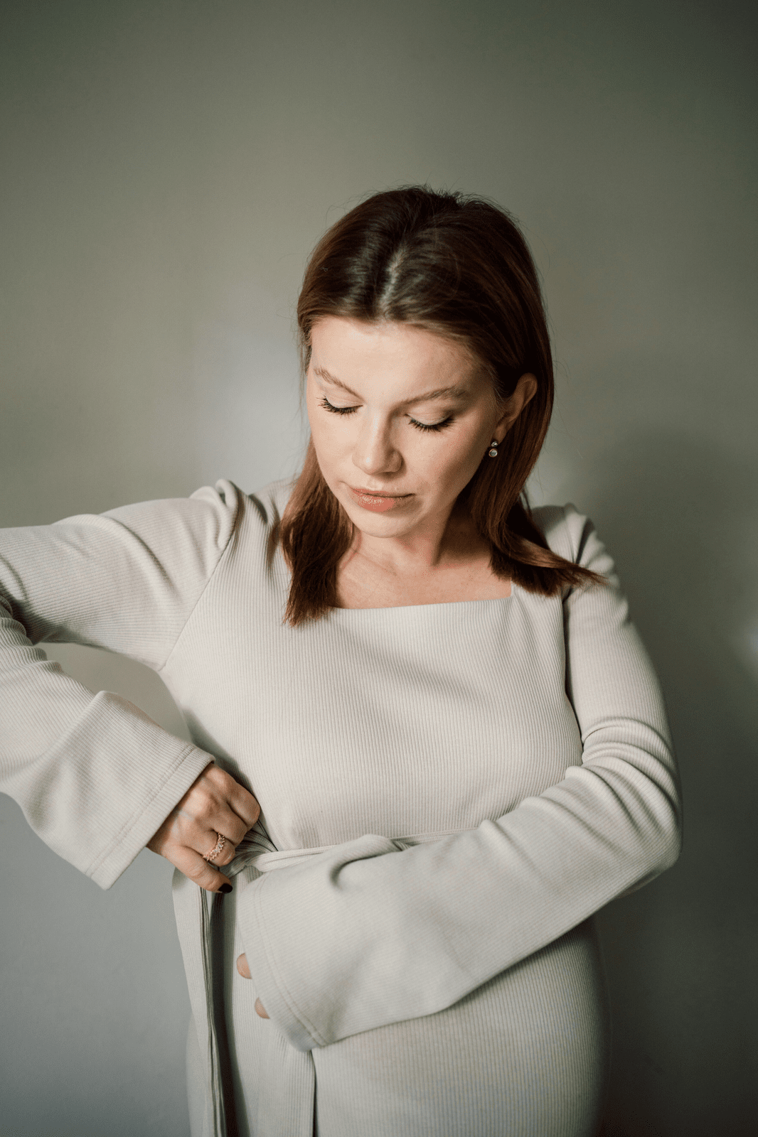 TISU maternity dress, Cream Beige