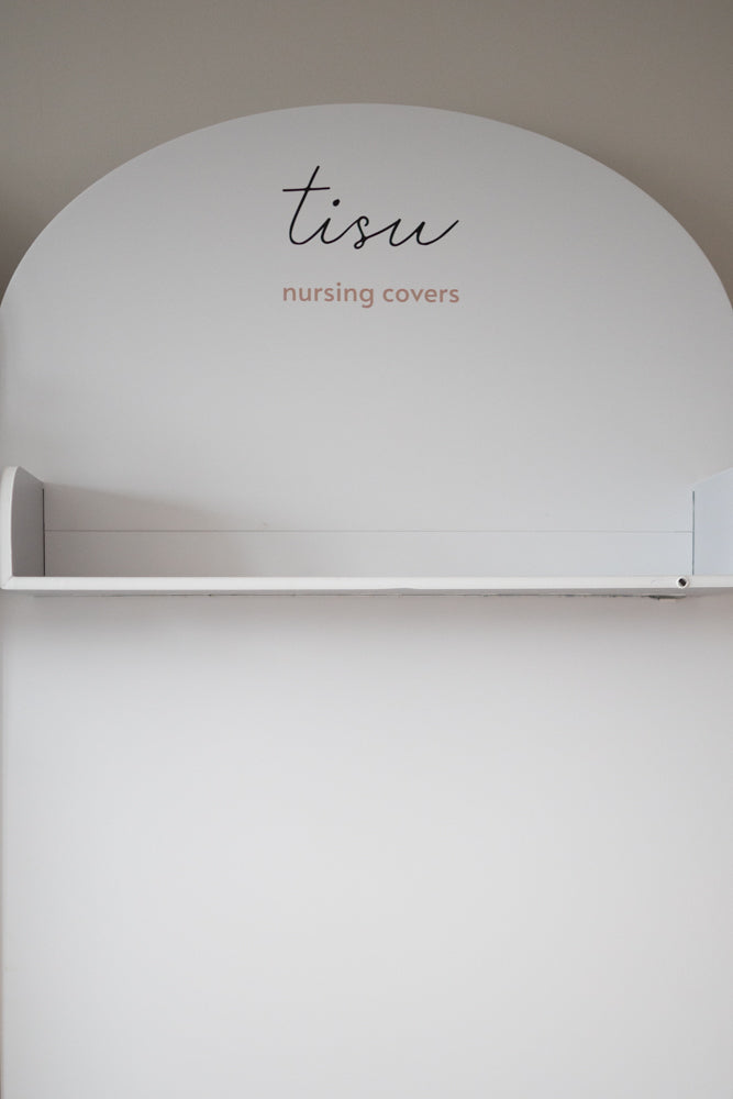 TISU product display, nursing covers