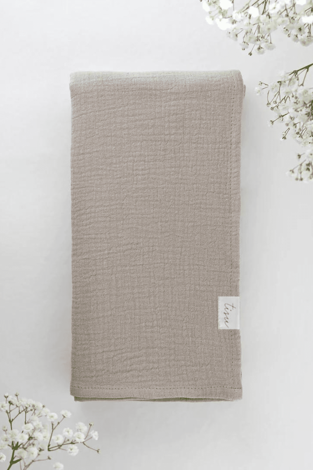 TISU muslin swaddle, Sand - TISU Baby