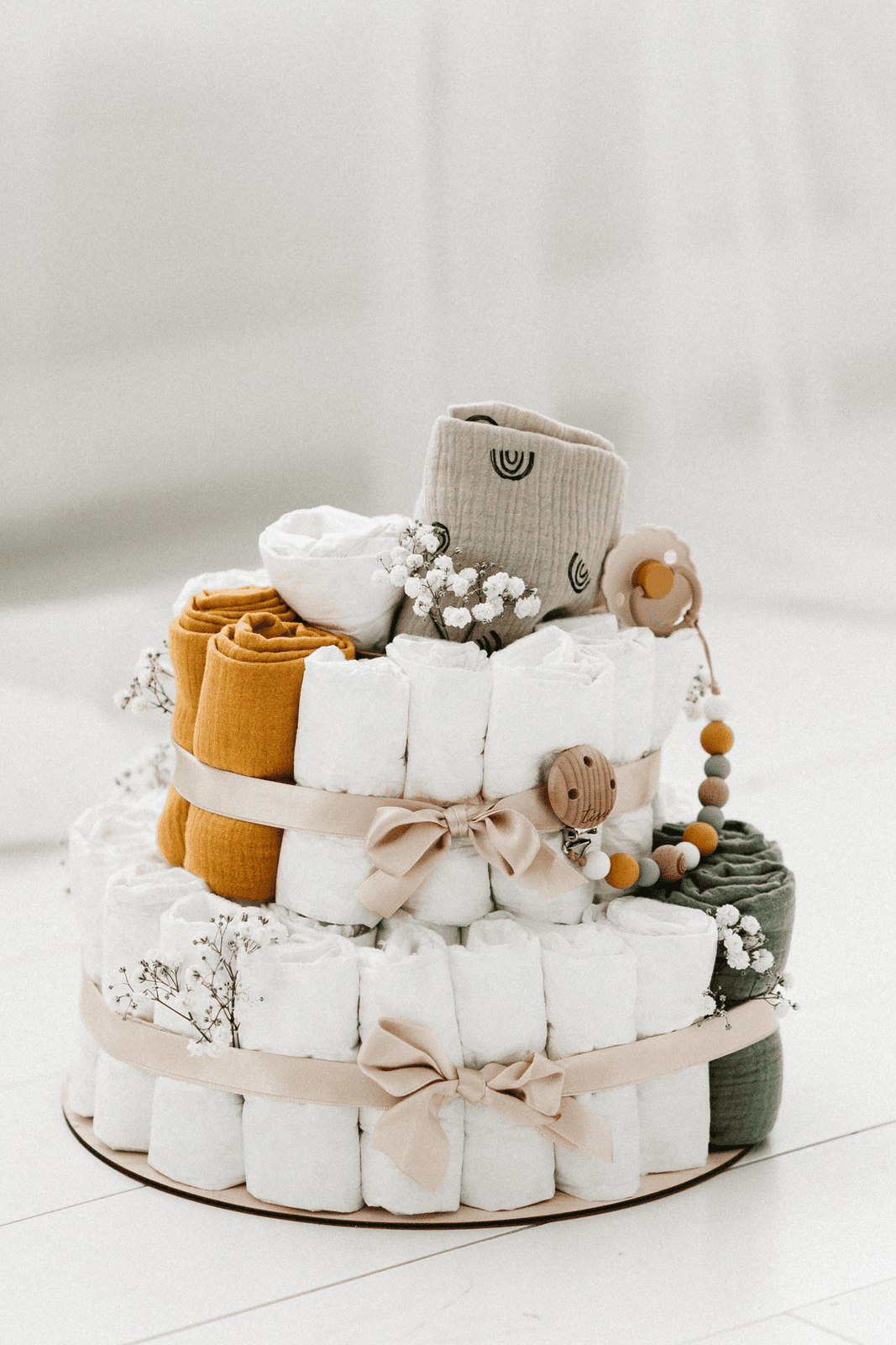 TISU diaper cake, Beige - TISU Baby