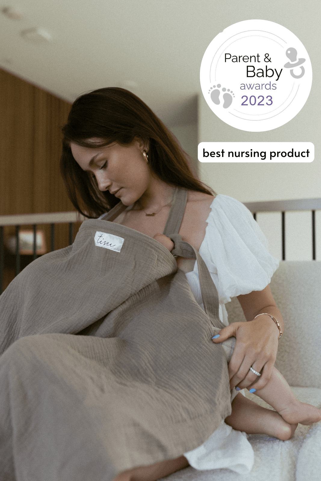 Tisu Nursing cover for Breastfeeding with Wire Breathable Soft Muslin  cotton Baby Breast Feeding & Pumping Apron Nurse Sha