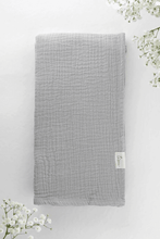 Load image into Gallery viewer, TISU muslin swaddle, Silver Grey
