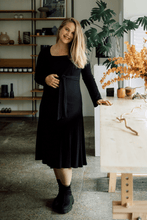 Lade das Bild in den Galerie-Viewer, TISU maternity dress, Black
