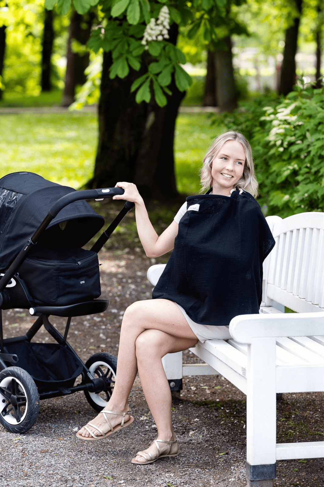 TISU nursing cover, Black - TISU Baby