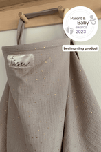Load image into Gallery viewer, TISU nursing cover, Taupe Beige
