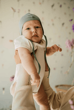 Load image into Gallery viewer, TISU ribbed baby bonnet, Thyme - TISU Baby
