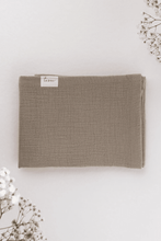 Load image into Gallery viewer, TISU muslin set, Redwood + Taupe + Silver Grey
