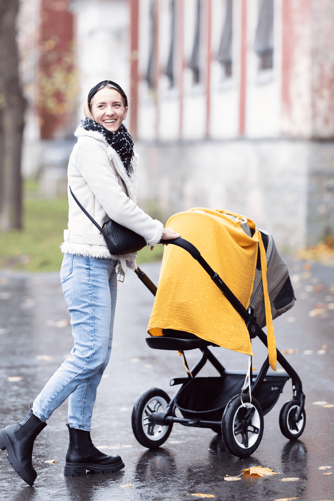 TISU nursing cover, Mustard Yellow - TISU Baby