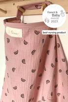 TISU nursing cover, Dusty Pink Rainbow - TISU Baby