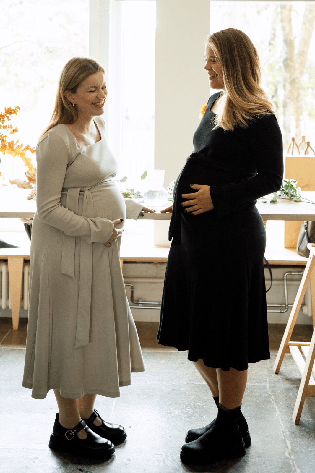 white christmas dresses Sarah Empire Maternity & Nursing Petite Dress main image 1