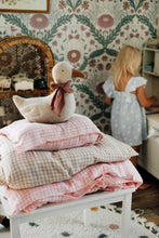 Load image into Gallery viewer, TISU children&#39;s duvet cover &amp; pillowcase, Pink Gingham
